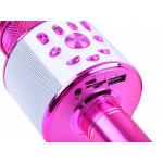 Bezdrôtový karaoke mikrofón – Pink